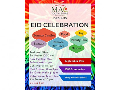 MAC Youth Centre&#039;s Eid Celebration