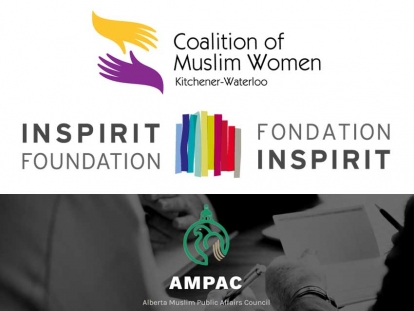 The Alberta Muslim Public Affairs Council (AMPAC) and the Coalition of Muslim Women Kitchener-Waterloo have received 2018 Core Grants of $150,000 each from Inspirit Foundation.