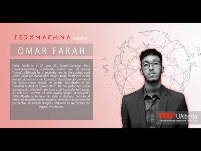 In 2019, Omar Farah was a speaker at TEDxUAlberta in Edmonton, Alberta.