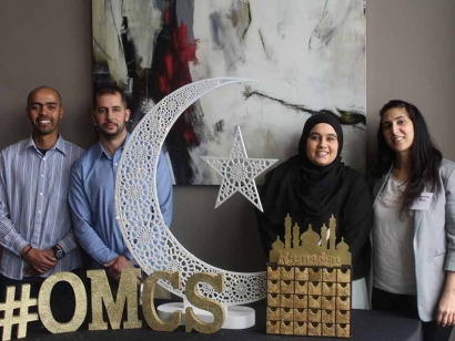 Members of the Ottawa Muslim Community Services (OMCS) team at their organization&#039;s soft launch on March 10, 2020.