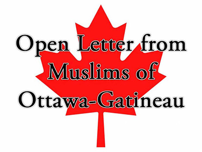 Open Letter from Muslims of Ottawa-Gatineau