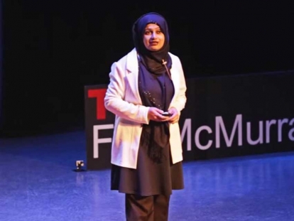 In 2015, Kiran Malik-Khan was a speaker at TEDxFortMcMurray in Fort McMurray, Alberta.