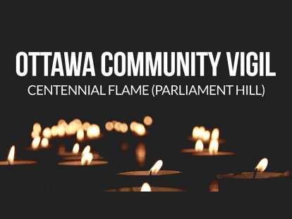 A vigil on Parliament Hill will be taking place Tuesday, January 29th to commemorate the Quebec Mosque attack.